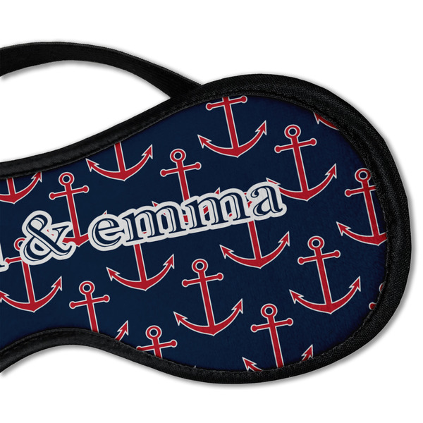 All Anchors Sleeping Eye Mask - DETAIL Large