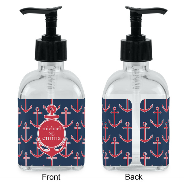 All Anchors Glass Soap/Lotion Dispenser - Approval