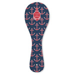 All Anchors Ceramic Spoon Rest (Personalized)