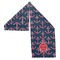 All Anchors Sports Towel Folded - Both Sides Showing