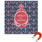 All Anchors Square Car Magnet - 10" (Personalized)