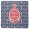 All Anchors Square Rubber Backed Coaster (Personalized)