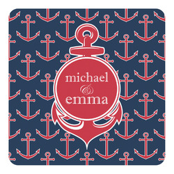 All Anchors Square Decal - XLarge (Personalized)