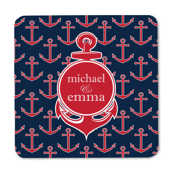 All Anchors Square Fridge Magnet - FRONT