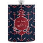 All Anchors Stainless Steel Flask (Personalized)