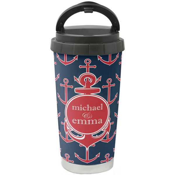 Custom All Anchors Stainless Steel Coffee Tumbler (Personalized)