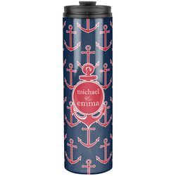 All Anchors Stainless Steel Skinny Tumbler - 20 oz (Personalized)