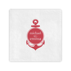 All Anchors Standard Cocktail Napkins (Personalized)