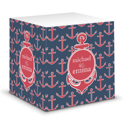 All Anchors Sticky Note Cube (Personalized)
