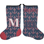 All Anchors Holiday Stocking - Double-Sided - Neoprene (Personalized)