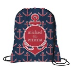 All Anchors Drawstring Backpack - Small (Personalized)