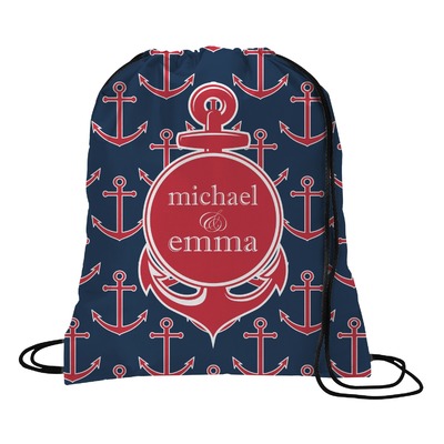 All Anchors Drawstring Backpack (Personalized)