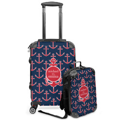 All Anchors Kids 2-Piece Luggage Set - Suitcase & Backpack (Personalized)