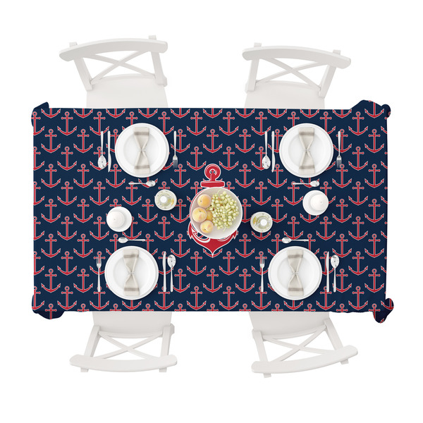 All Anchors Tablecloths (58"x102") - TOP VIEW