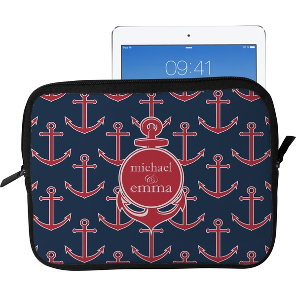 Custom All Anchors Tablet Case / Sleeve - Large (Personalized)