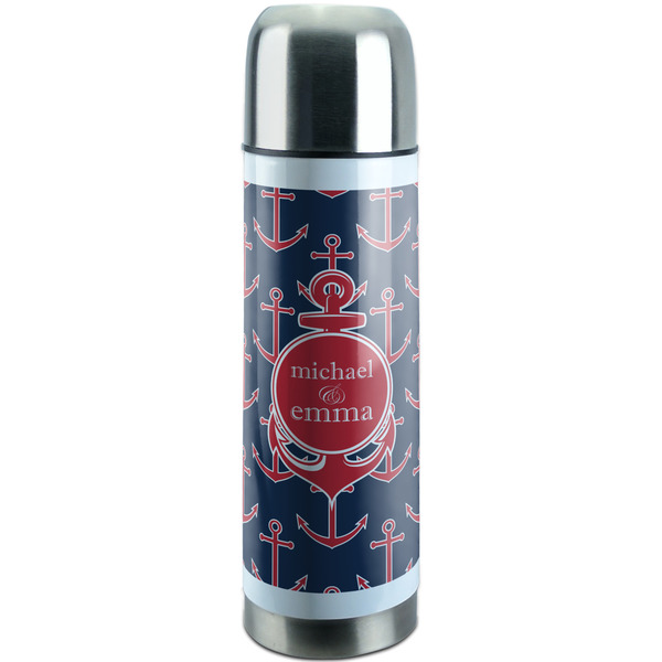 Custom All Anchors Stainless Steel Thermos (Personalized)