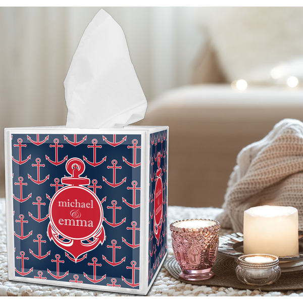 All Anchors Tissue Box - LIFESTYLE