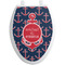 All Anchors Toilet Seat Decal Elongated