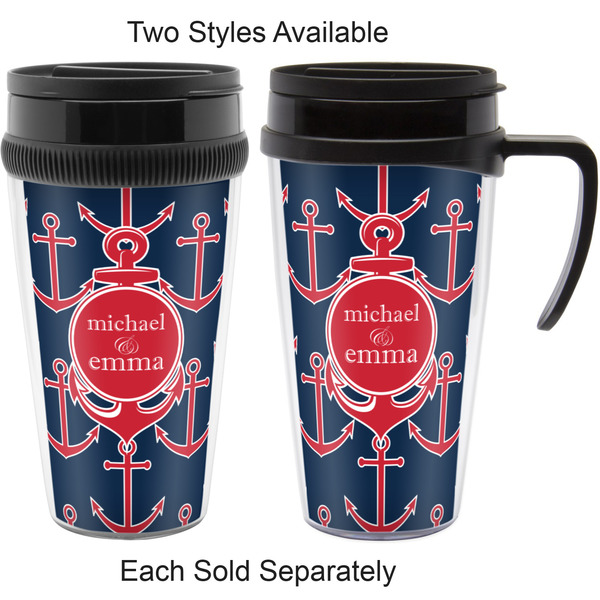 All Anchors Travel Mugs - with & without Handle