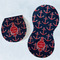 All Anchors Burp Pads - Velour - Set of 2 w/ Couple's Names