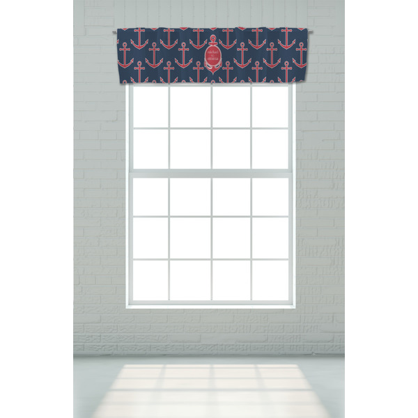 All Anchors Valance - On window