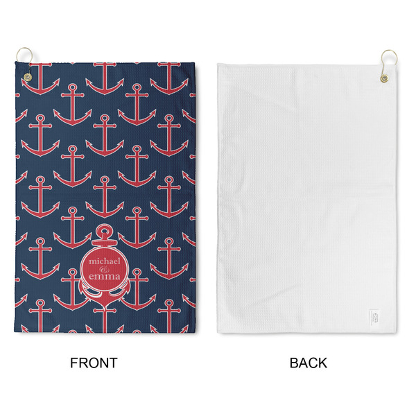 All Anchors Waffle Weave Golf Towel - Approval