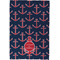 All Anchors Waffle Weave Towel - Full Color Print - Approval Image