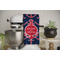 All Anchors Waffle Weave Towel - Full Color Print - Lifestyle Image