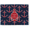 All Anchors Waffle Weave Towel - Full Print Style Image