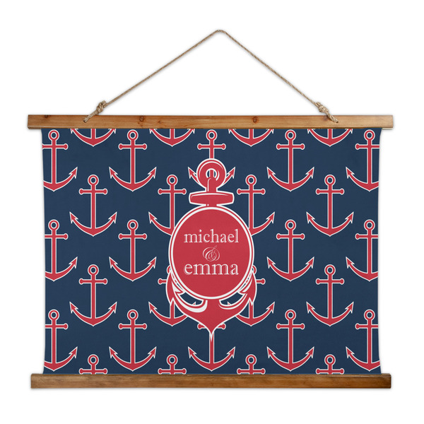 Custom All Anchors Wall Hanging Tapestry - Wide (Personalized)