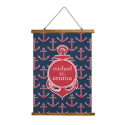 All Anchors Wall Hanging Tapestry - Tall (Personalized)