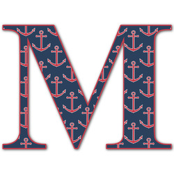 All Anchors Letter Decal - Large (Personalized)