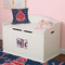 All Anchors Wall Monogram on Toy Chest