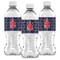 All Anchors Water Bottle Labels - Front View