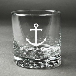 All Anchors Whiskey Glass - Engraved (Personalized)