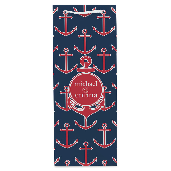 All Anchors Wine Gift Bag - Matte - Front