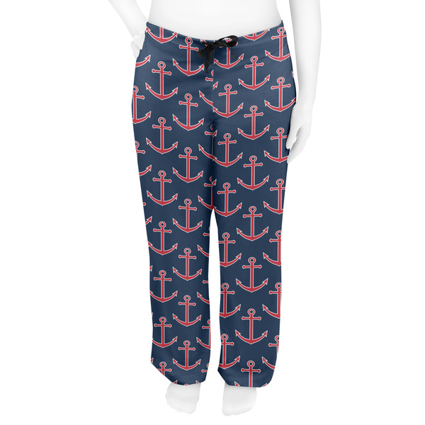 All Anchors Women's Pj on model - Front