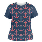 All Anchors Women's Crew T-Shirt - Medium