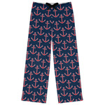 All Anchors Womens Pajama Pants - L
