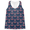 All Anchors Womens Racerback Tank Top - 2X Large