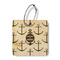 All Anchors Wood Luggage Tags - Square - Front/Main