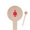 All Anchors 4" Round Wooden Food Picks - Single Sided (Personalized)