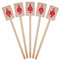 All Anchors Wooden 6.25" Stir Stick - Rectangular - Fan View