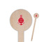 All Anchors Wooden 6" Food Pick - Round - Closeup