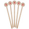 All Anchors Wooden 6" Stir Stick - Round - Fan View