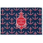 All Anchors Woven Mat (Personalized)