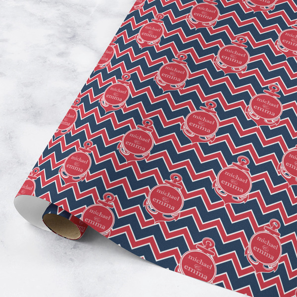 Custom All Anchors Wrapping Paper Roll - Medium - Matte (Personalized)