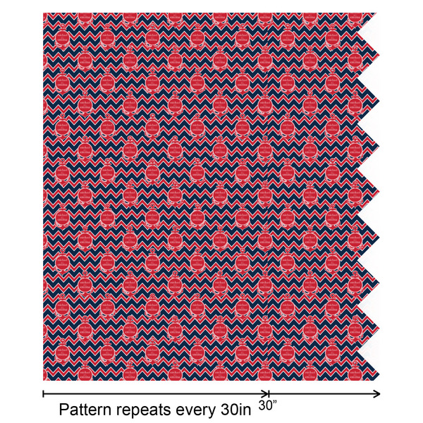 All Anchors Wrapping Paper Roll - Satin - Partial Roll