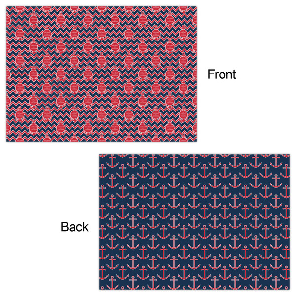 All Anchors Wrapping Paper Sheet - Double Sided - Front & Back