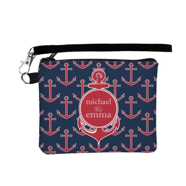 Custom All Anchors Wristlet ID Case w/ Couple's Names